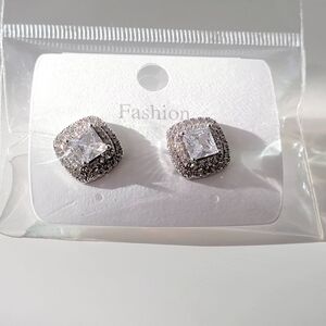 Elegant Silver Stud Earrings
